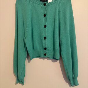 Ann Taylor Green Cardigan NWT Size M